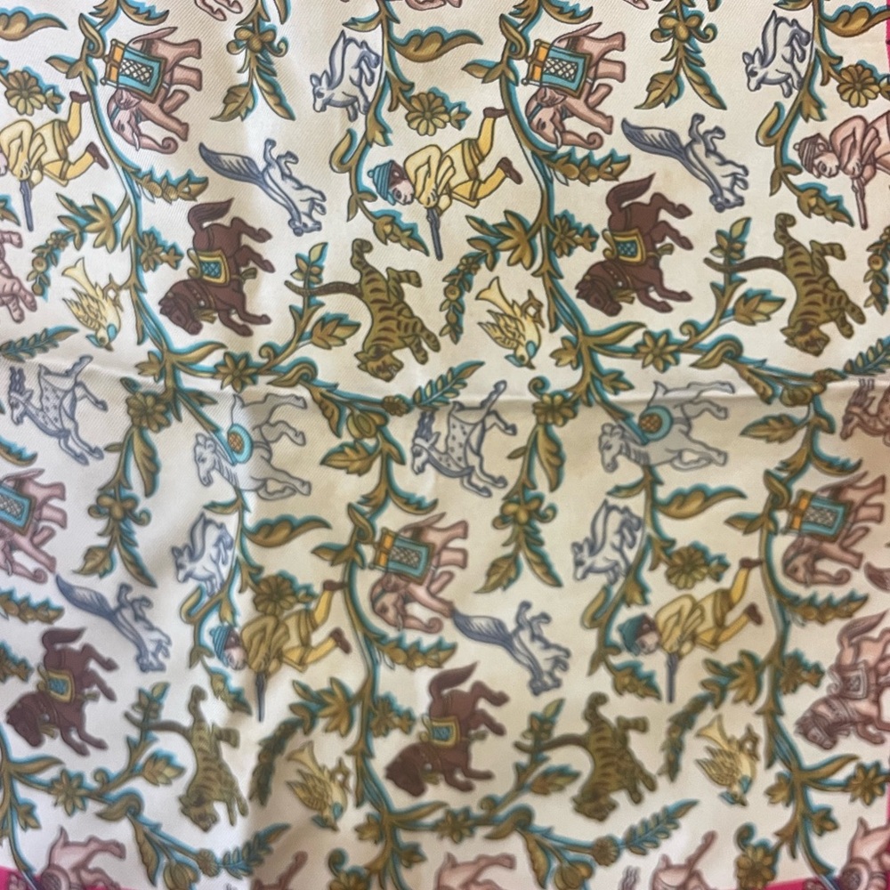 Hermes vintage silk scarf — Chasse en Inde - Picture 3 of 4